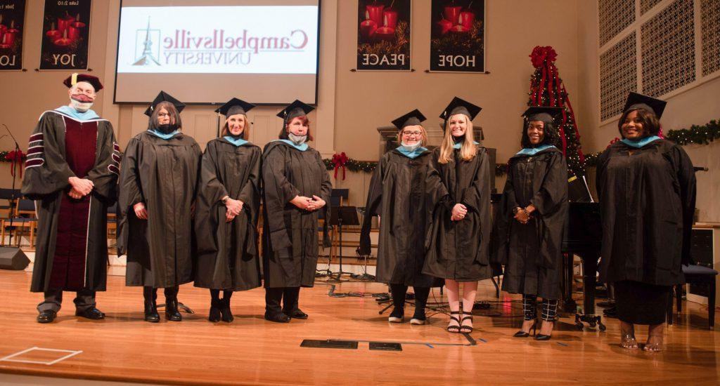 Campbellsville University's School of Education holds pinning and hooding ceremony