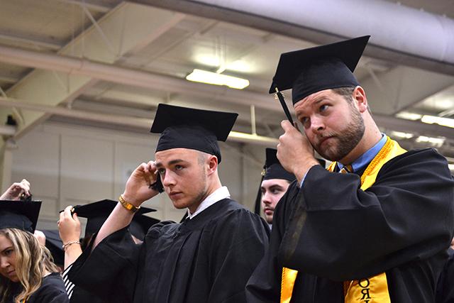 Clayton Brooks, left, of Bardstown, Ky., and Shane Buchanan of Ireland