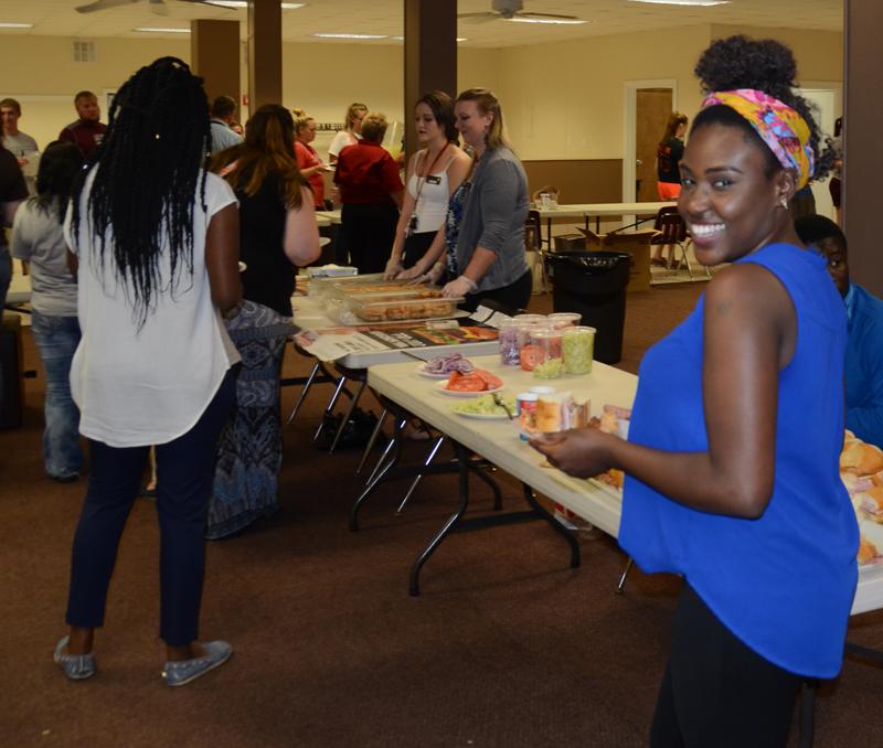 Students at Snack Attack