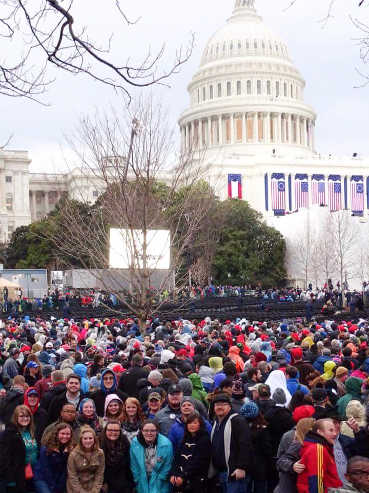 Students at Presidential Inauguration